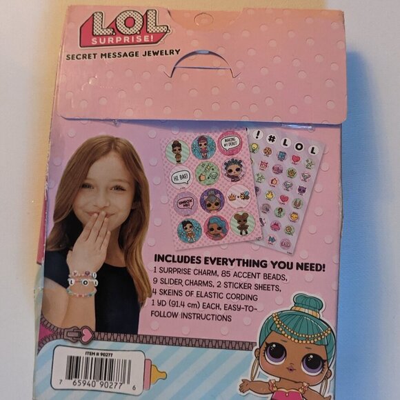 NWT LOL Surprise! Secret Message Jewelry Pink L.O.L. Dolls Crafts Toys Kit NEW - Picture 5 of 6